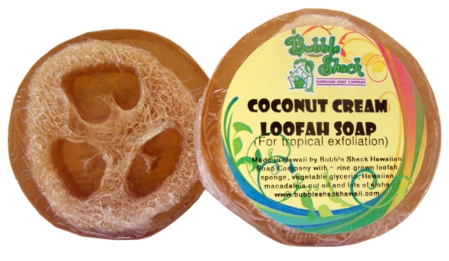 492773500434 Coconut Cream Loofah Soap - Pack Of 2