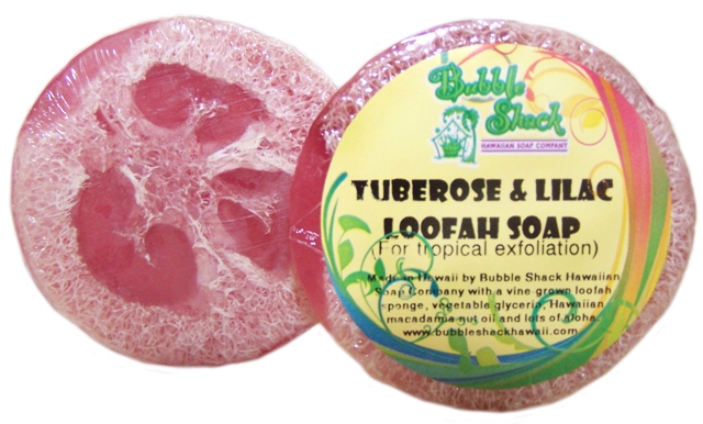 492773500465 Tuberose And Lilac Loofah Soap - Pack Of 2