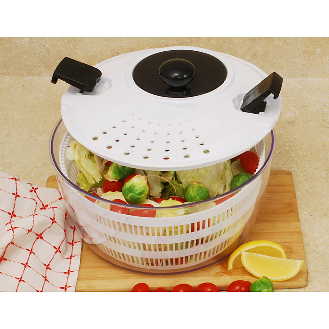 605 4.50 Qt Salad Spinner With Interior Basket