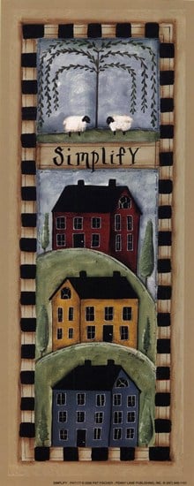 Co-pen Simplify Poster Print By Pat Fischer -4 X 10