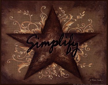 Co-pen C01md114 Simplify Poster Print By Michele Deaton -10 X 8