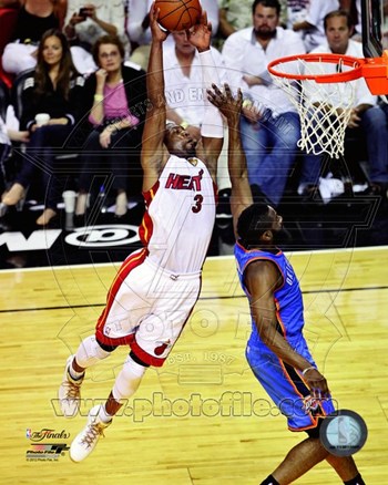 Dwyane Wade Game 3 Of The 2012 Nba Finals Action Photo Print -8.00 X 10.00