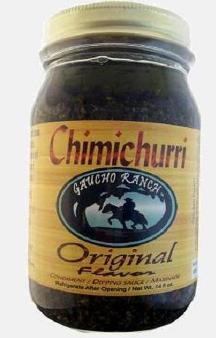 Gaucho Ranch Gr-chi-o14 Chimichurri, Original Flavor, 14 Oz Glass Jar -case Of 6