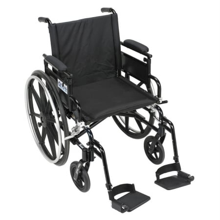 Drive Medical Pla418fbfaarad-sf Viper Plus Gt Wheelchair With Flip Back Adjustable Arms With Various Front Rigging