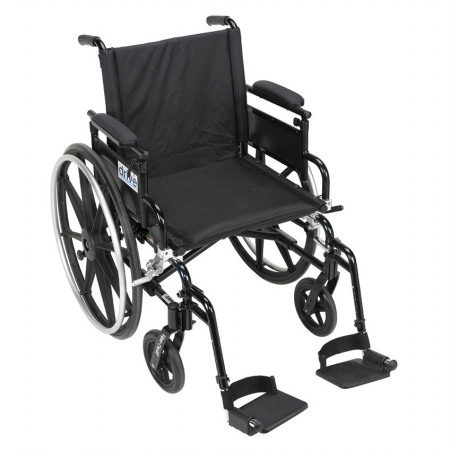 Drive Medical Pla416fbdaarad-elr Viper Plus Gt Wheelchair With Flip Back Adjustable Arms With Various Front Rigging