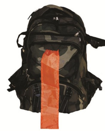 Bcm Camo Backpack With Orange Pull-out Flag