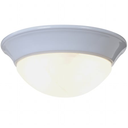 Quality Home Items 617044 Frosted Glass Ceiling Fixture&amp;#44; White