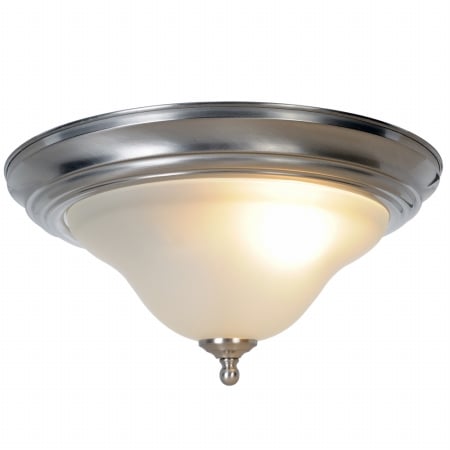 Quality Home Items 617257 Wellington Lighting Collection, 1 Light Flush Mount, Brushed Nickel Null