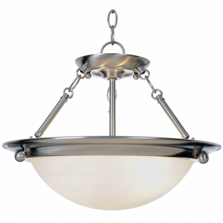 560795 Contemporary Pendant Ceiling Fixture Medium Base 15-1/2 In. X 13-1/4 In. Brushed Nickel