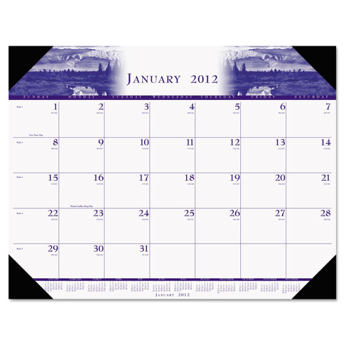 Hod140hd Desk Pad Illustrated 12 Mo The Product Will Be For The Current Year