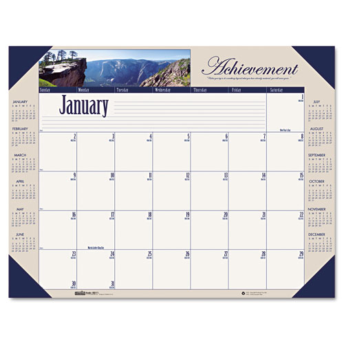 Hod175 Motivational Desk Pad The Product Will Be For The Current Year