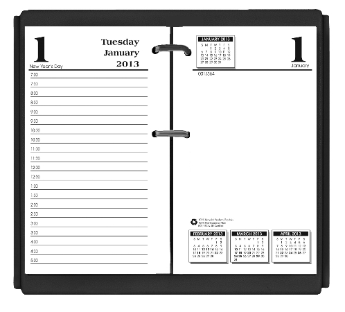 Hod4717 Economy Desk Calendar Refill