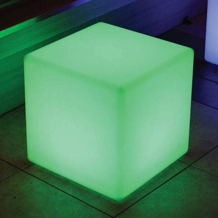 131781 Color Changing Led Light - Cube (waterproof-floating)