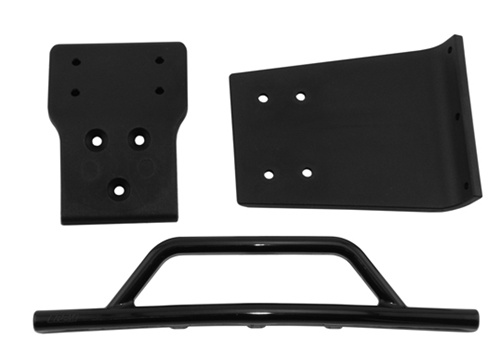 Front Bumper And Skid Plate For Traxxas Slash 4 X 4 - Black