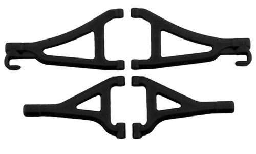 Front Upper And Lower A-arms For Traxxas .06th E-revo - Black