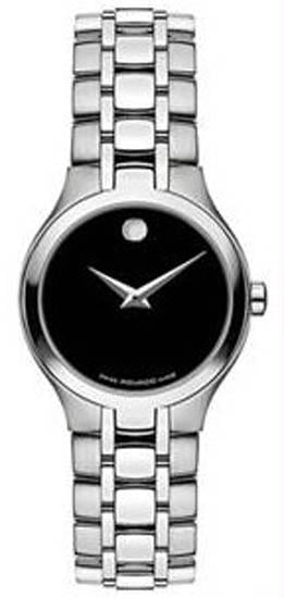 0606368 Womens Stainless Steel Museum Black Dial