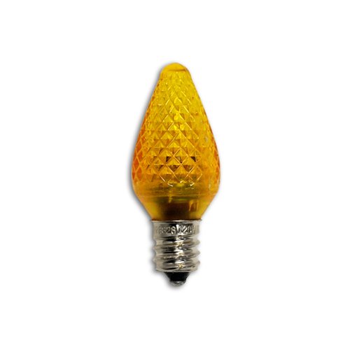 770175 0 Watt 120 Volt C7 E12 Candelabra Base Led Decorative Light Bulb - Orange