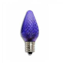 770178 0 Watt 120 Volt C7 E12 Candelabra Base Led Decorative Light Bulb - Purple
