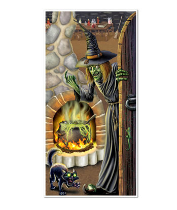 Beistle 00023 30&quot; X 5&apos; Witch&apos;s Brew Door Cover Pack Of 12
