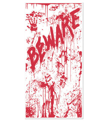 Beistle 00024 Bloody Door Cover Pack Of 12
