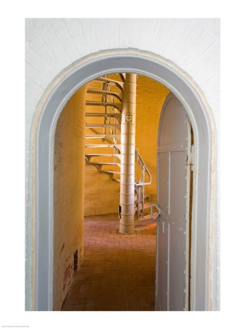 Pvt-superstock Spiral Stairs In Absecon Lighthouse Museum Atlantic County Atlantic City New Jersey Usa -18 X 24 Poster Print