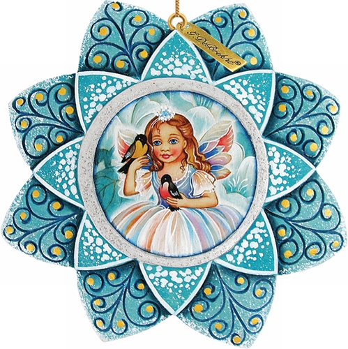 6102193 General Holiday Fairy Snowflake Ornament 4.5 In.