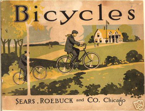 3628-12x18-va Bicycle Sears Roebuck Poster