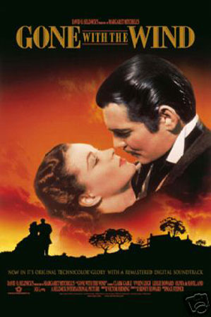 4461-12x18-lm Gone With The Wind Poster