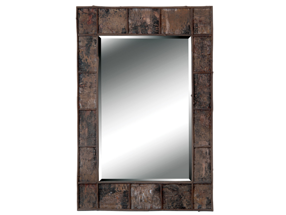 61002 Birch Bark Wall Mirror