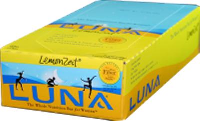 Clifbar Clifluna0015lemobr Luna Bar Lemon Zest 15 Ct