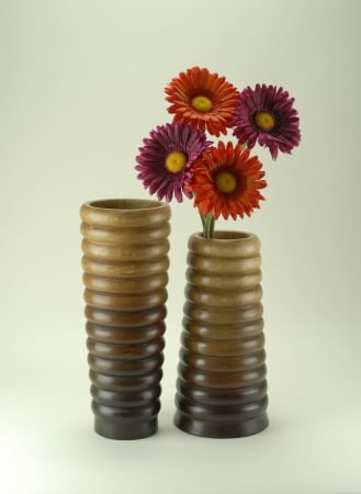 8505 Ripple Vases - Set Of 2