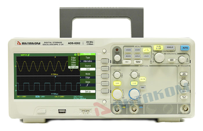 Aktakom Ads-5202 2 Channel Oscilloscope 200 Mhz