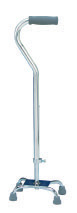 A734c0 Small Base Quad Cane With Soft Cushioned Handle