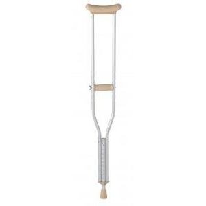 A975c0 Push Button Aluminum Crutches Tall