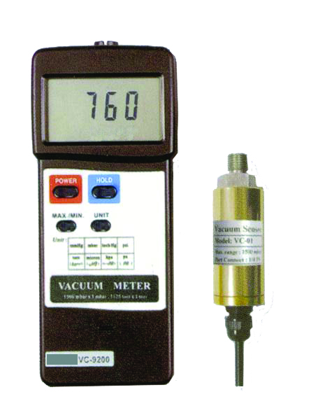 Vc9200 Digital Vacuum Meter With Rs-232 Computer Interface
