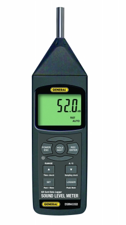 Class 1 Sound Level Meter With Excel-formatted Data Logging Sd Card