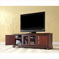 Crosley Furniture Alexandria 60 In. Low Profile Tv Stand In Vintage Mahogany Finish