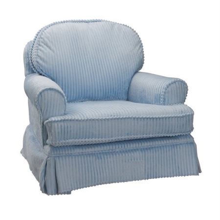 UPC 658129003138 product image for Newco International 00313 Round Back Glider Blue Chenille | upcitemdb.com