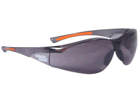 Bd250-2c Black Decker Full Wraparound Smoke Lens Safety Glass - Pack Of 2
