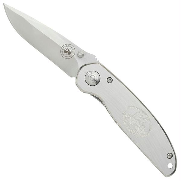 25-FS1601 Field and Stream 7 Inch Brushed Aluminum Folding Knife