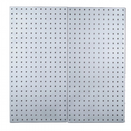 Triton Products Lb18-s 2 18 In. W X 36 In. H X .5 In. D 304 Stainless Steel Square Hole Pegboards With Wall Mounting Hardware