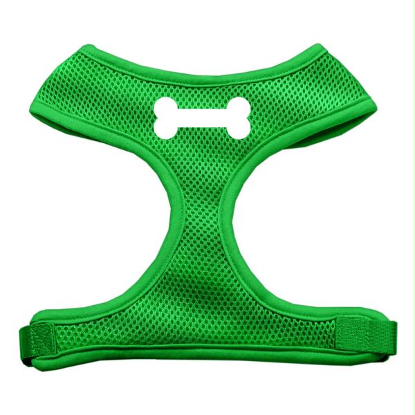 70-04 Lgeg Bone Design Soft Mesh Harnesses Emerald Green Large