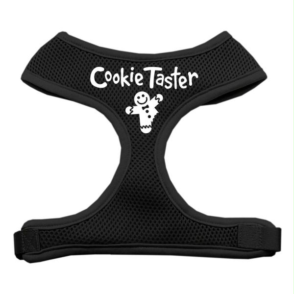 70-08 Smbk Cookie Taster Screen Print Soft Mesh Harness Black Small