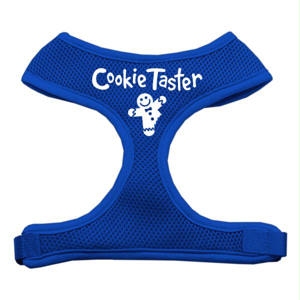 70-08 Smbl Cookie Taster Screen Print Soft Mesh Harness Blue Small