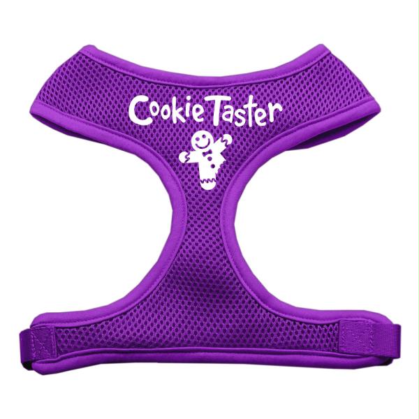 70-08 Smpr Cookie Taster Screen Print Soft Mesh Harness Purple Small