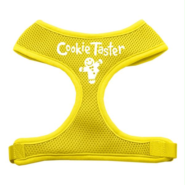70-08 Smyw Cookie Taster Screen Print Soft Mesh Harness Yellow Small