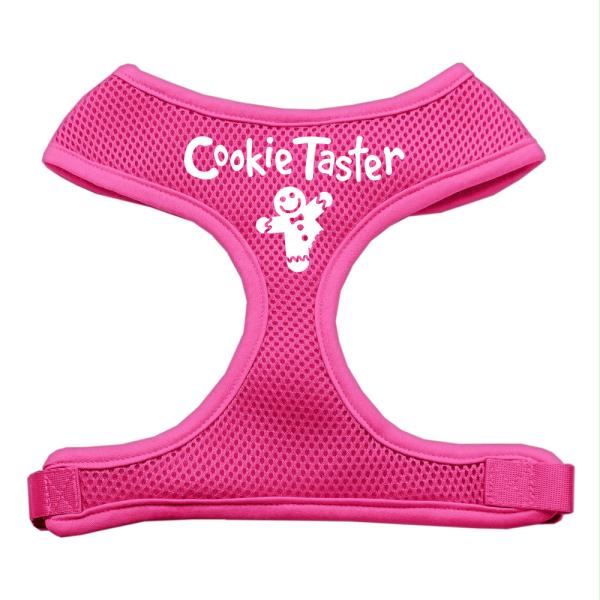 70-08 Xlpk Cookie Taster Screen Print Soft Mesh Harness Pink Extra Large