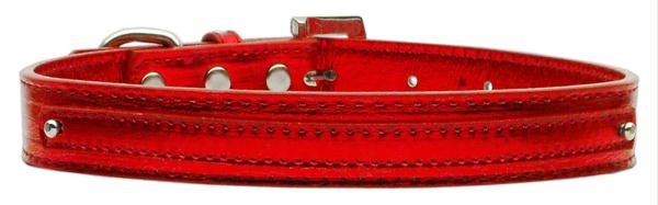 10-02 Smrdm .38 In. - 10mm Metallic Two Tier Collar Red Small