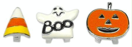 10-26 38gst .38 In. - 10mm Halloween Slider Charms Ghost .38 In. - 10mm