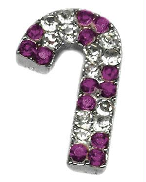 10-27 38ccr Pink And Purple Candy Cane Charms Purple
